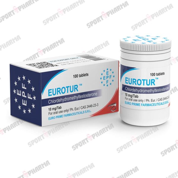 Eurotur 100tab/10mg (EPF) - Chlordehydromethyltestosterone